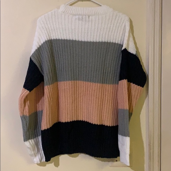 Merokeety striped knit sweater size small - Picture 4 of 8